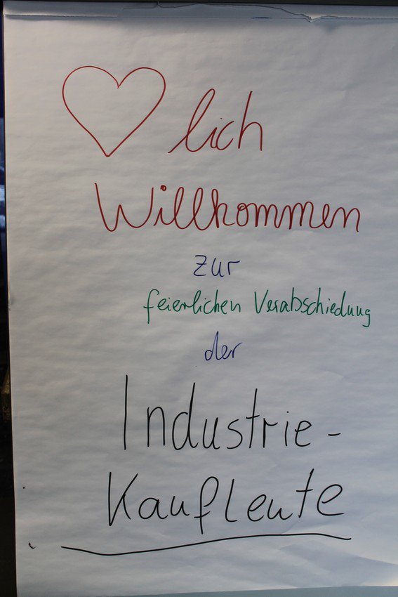 Verabschiedung Industriekaufleute